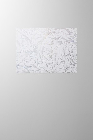 Hieronymus Greetingcards Greeting Card Acanthus Cotton White Blue A000617 A5