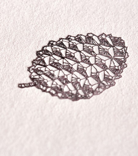 Hieronymus letterheads letterhead pinecone a4 white red 50 sheets a000160 detail1