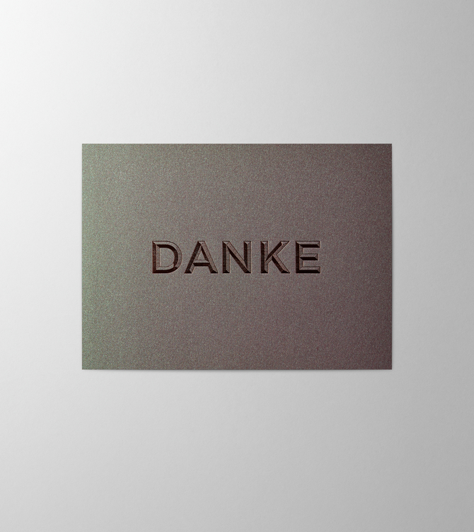 Hieronymus Greetingcards Greeting Card Danke Lizard A003453 A5