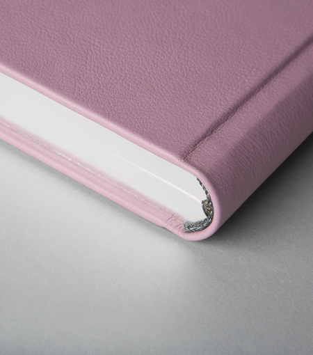 Hieronymus notebooks leather notebook h6 cow leather lilac a004083 detail1