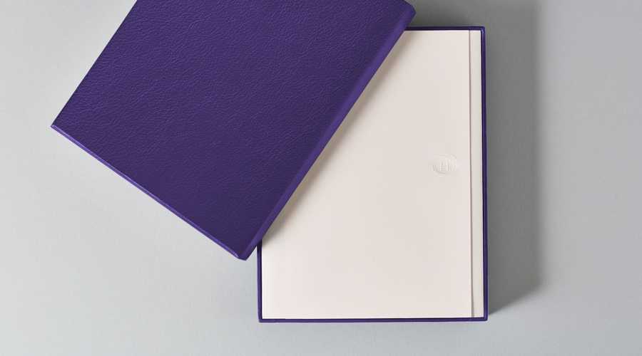 Hieronymus notebooks leather notebook h5 leather violet a005491 vp28