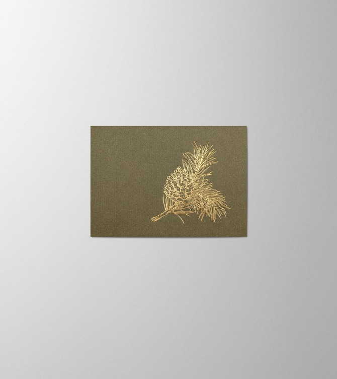 Hieronymus Christmas Greeting Card Pine Olive Small A005852 A005852 Olive.jpg
