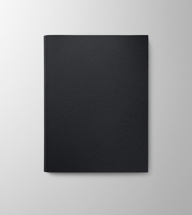 Hieronymus Notebooks Leather Notebook Soft Notebook Soft H4 Black A005721