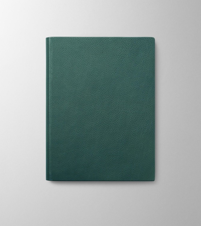 Hieronymus Notebooks Leather Notebook H4 Leather Deep Forest A005876 H4