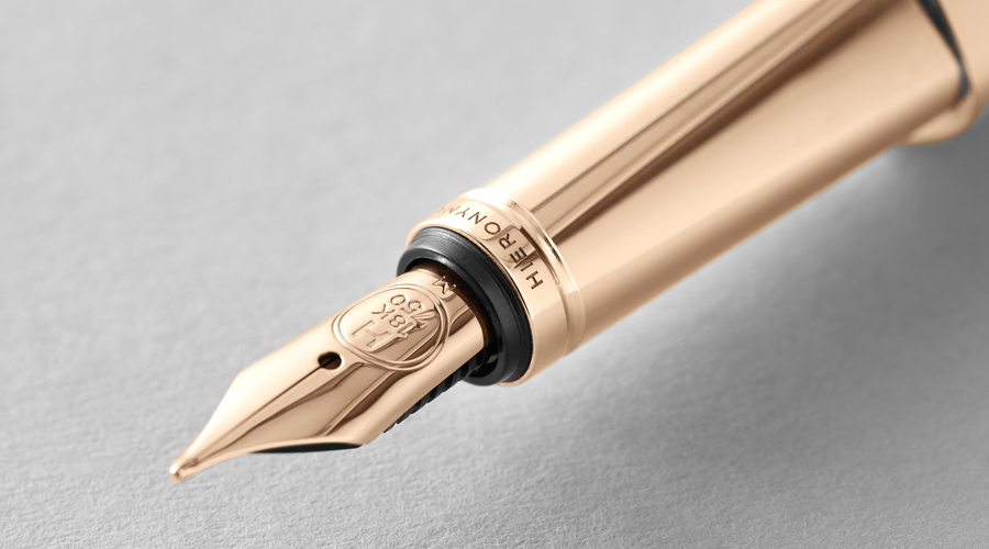 Hieronymus sculpture pen sculpture pen fountain pen f  gold a005395 detail2