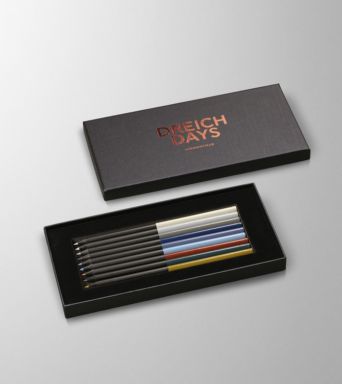 Hieronymus Coloured Pencils Coloured Pencil Set Dreich Days 9 Pieces A005828