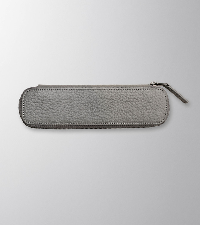 Hieronymus Small Leather Goods Pen Case Small Leather Smoke A005882 