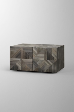 Hieronymus Writingfurniture Desk Secretary Straw Marquetry Anthracite A005880 