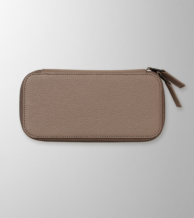 Hieronymus Small Leather Goods Pen Case Large Taupe A005884 