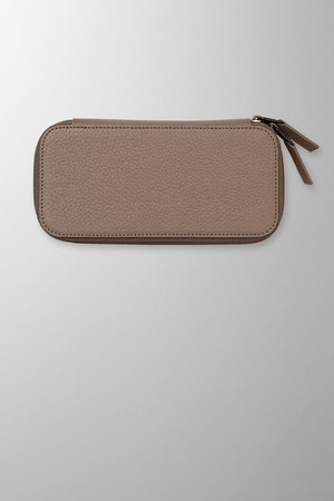 Hieronymus Small Leather Goods Pen Case Large Taupe A005884 