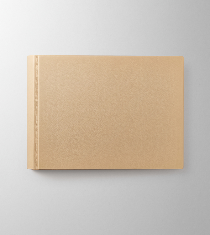Hieronymus photo albums Photo Album Leather Small Sand A000649 small