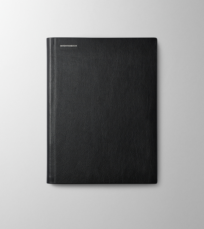 Hieronymus Topics Inventory Book H4 Leather Black A000656 H4