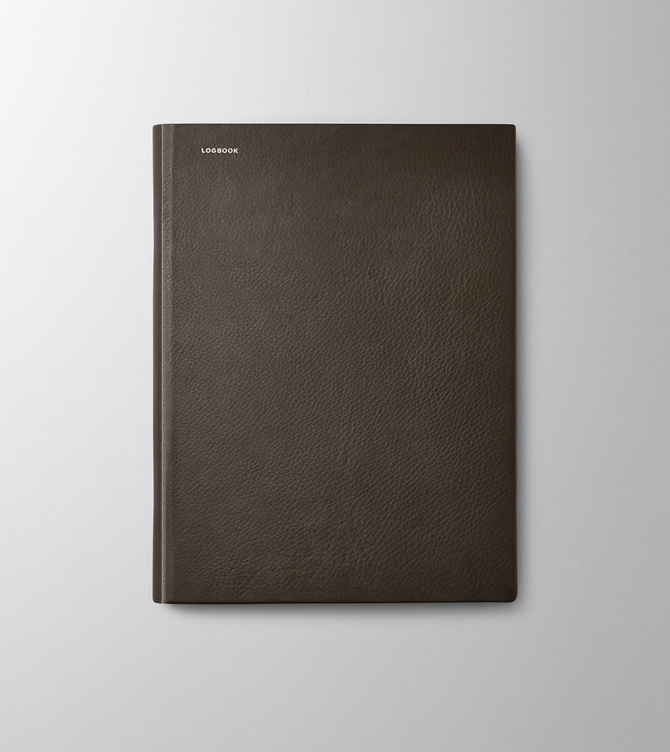 Hieronymus Topics Logbook H4 Leather Tundra A000657 H4