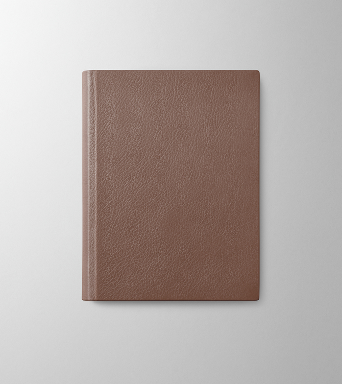 Hieronymus Notebooks Leather Notebook H5 Leather Taupe A000676 H5