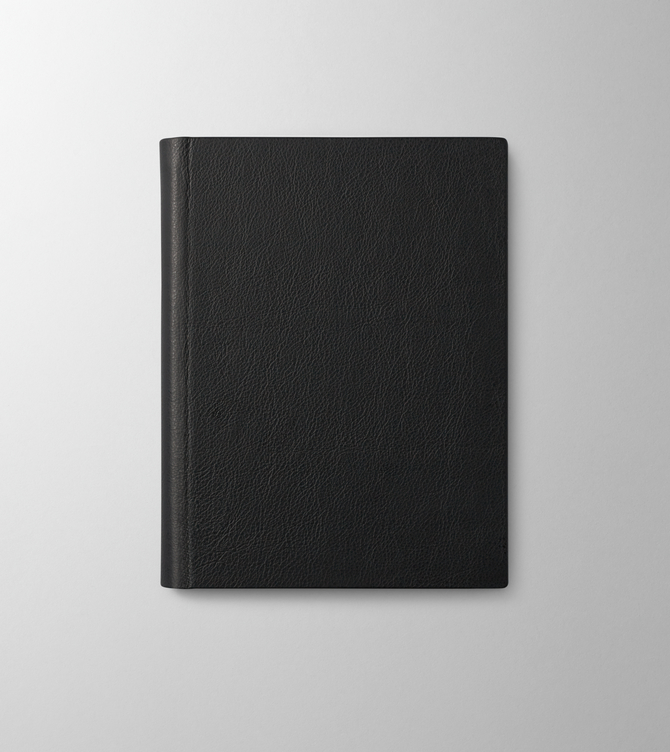Hieronymus Notebooks Leather Notebook H5 Leather Black A000678 H5