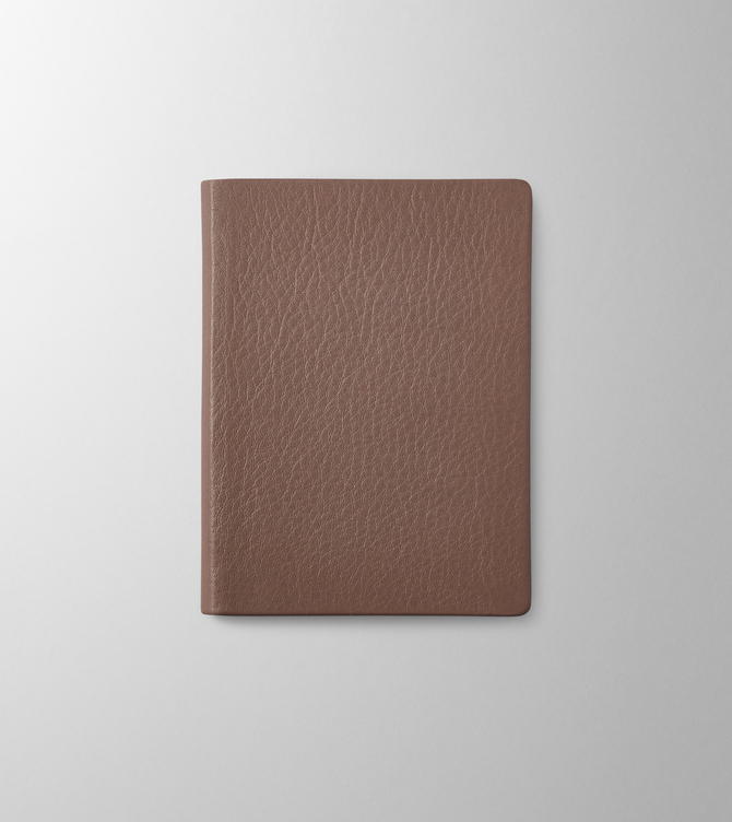 Hieronymus Notebooks Leather Notebook H6 Leather Taupe A000689 H6