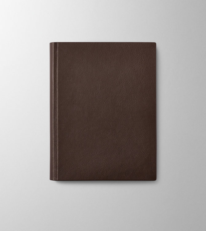 Hieronymus Notebooks Leather Notebook H5 Leather Dark Brown A003324 H5