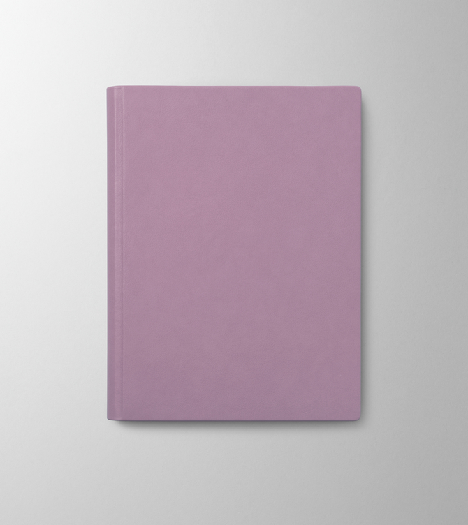 Hieronymus Notebooks Leather Notebook H4 Leather Lilac A004071 H4