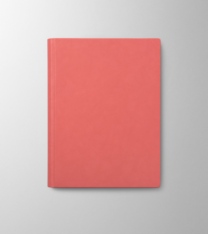 Hieronymus Notebooks Leather Notebook H4 Leather Corallo A004072 H4