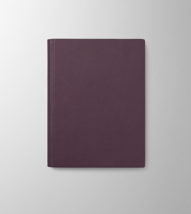 Hieronymus Notebooks Leather Notebook H5 Leather Plum A004076 H5
