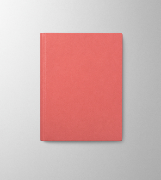 Hieronymus Notebooks Leather Notebook H5 Leather Corallo A004078 H5
