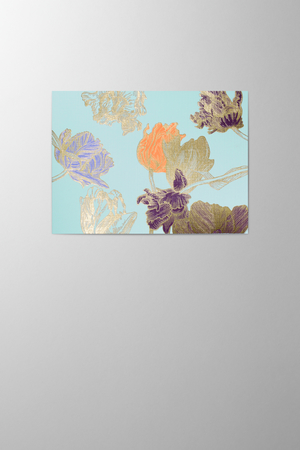 Hieronymus Birthday Mother's Day Greetingcards Easter Greeting Card Tulipa Mint Gold A005318 A5