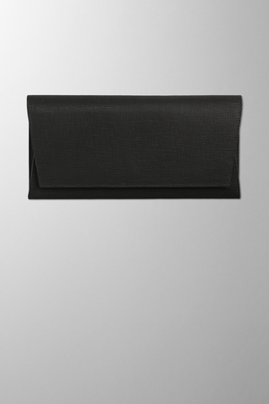 Hieronymus grain Small Leather Goods Travel Folder Simple Grain Black A005348 A005348 A.jpg