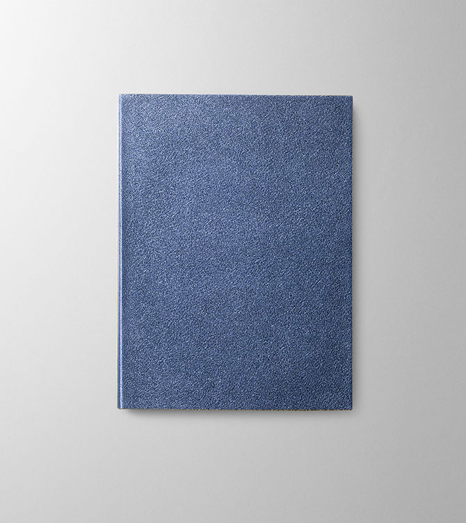 Hieronymus Notebooks Leather Notebook Soft Notebook Soft H5 Metallic Midnight A005623 H5