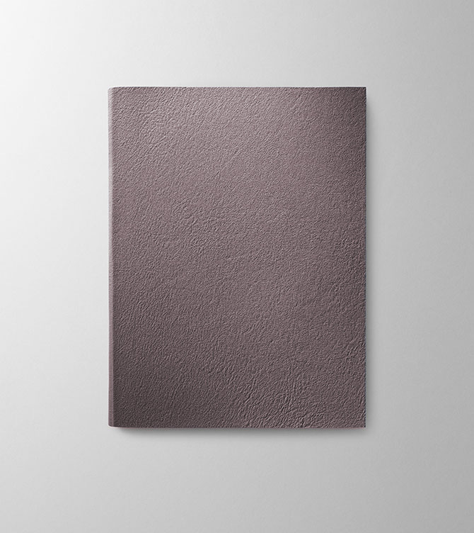 Hieronymus Notebooks Leather Notebook Soft Notebook Soft H4 Mauve A005701 H4
