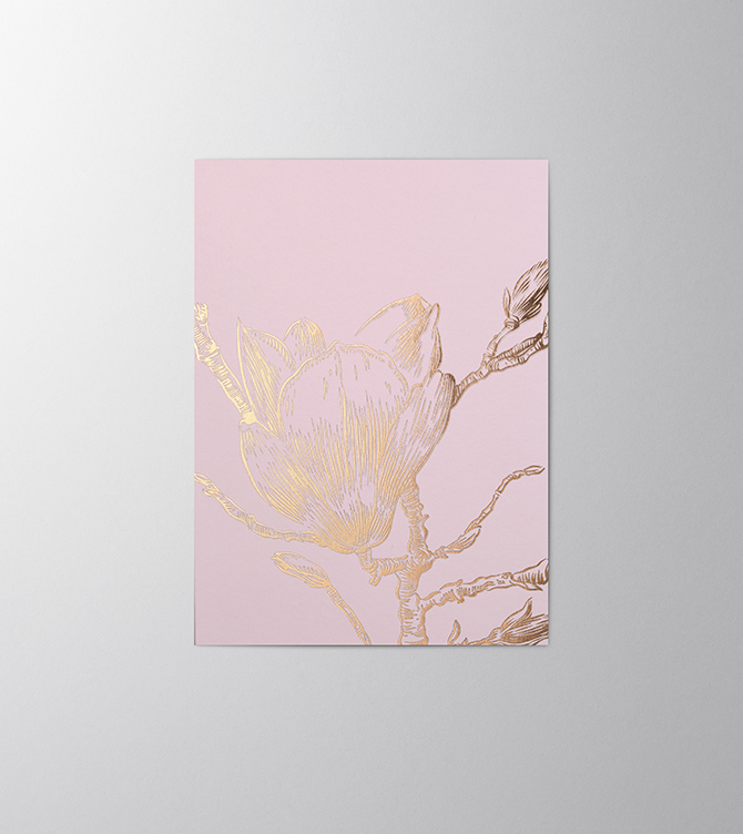 Hieronymus Greetingcards Easter Birthday Mother's Day Greeting Card Magnolia Blush A005729 A5