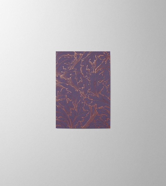 Hieronymus Small A6 Greeting Card Acanthus Dark Violet Small A005846 A005846 Dark Violet.jpg