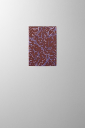 Hieronymus Small A6 Greeting Card Acanthus Bordeaux Small A005847 A005847 Bordeaux.jpg