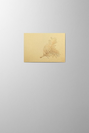 Hieronymus Small A6 Greeting Card Pine Gold small A005850 A005850 Gold.jpg