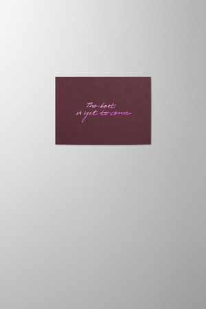 Hieronymus New Year Small A6 Greeting Card The Best Is Yet To Come Bordeaux Small A005854 A005854 Bordeaux.jpg