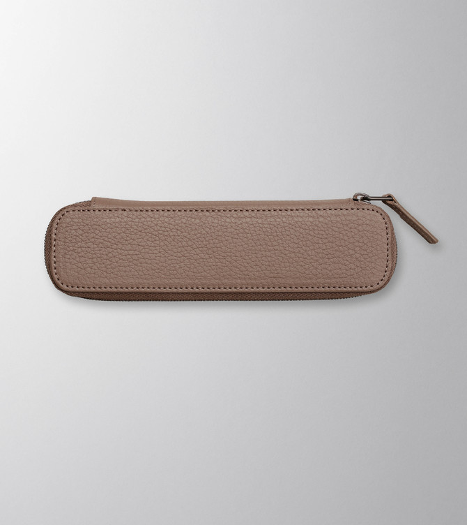 Hieronymus Small Leather Goods Pen Case Small Taupe A005881 