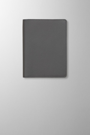 Hieronymus Notebooks Leather Small Leather Goods Leather Cover Agenda Smoke A005914 