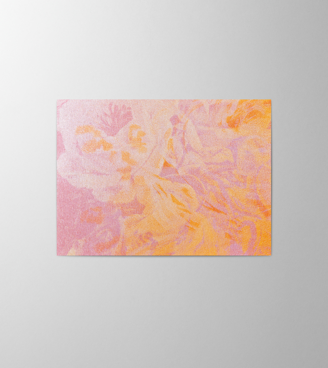 Hieronymus Greeting Card Roses Dusky Pink A003557 A5