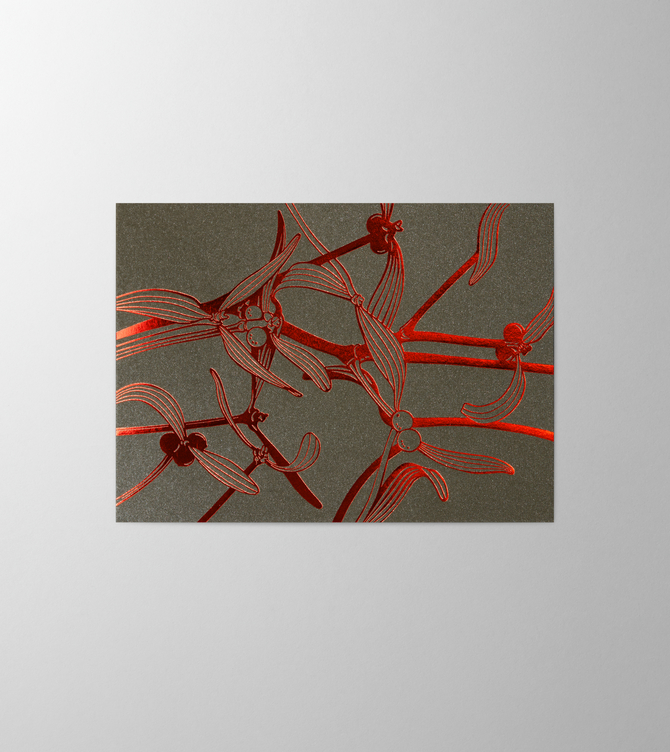 Hieronymus Greetingcards Greeting Card Mistletoe Tundra A005268 A5