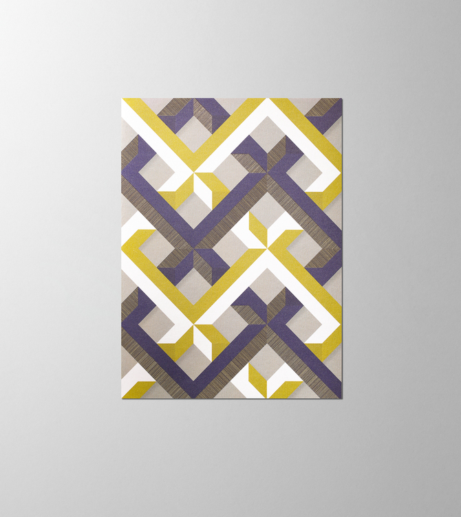 Hieronymus Christmas Greetingcards Greeting Card Weaves Lime Gold A005547 A005547 A.jpg