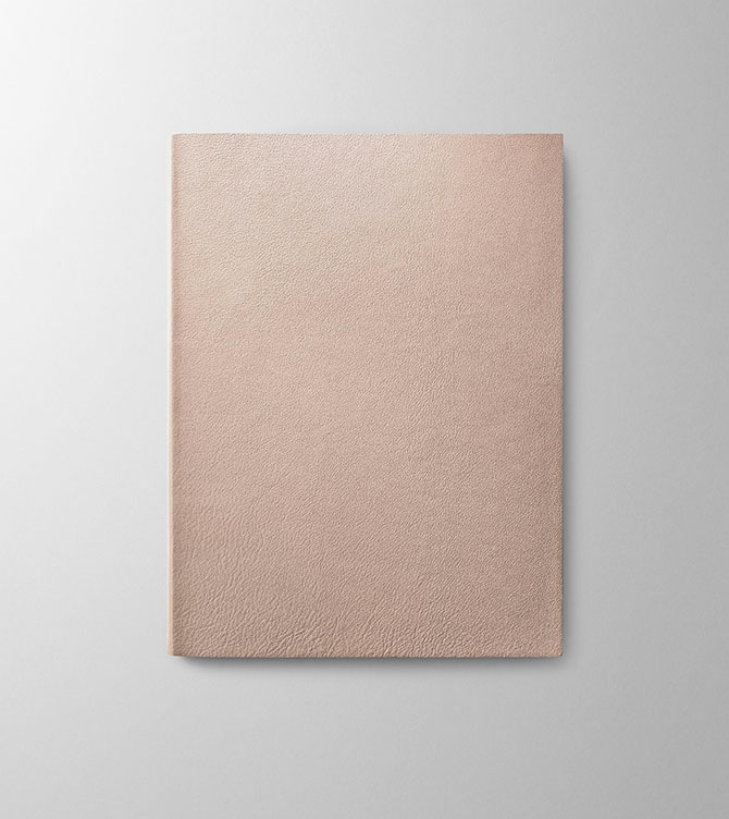 Hieronymus Notebook Soft Notebooks Leather Notebook Soft H4 Nude A005702 H4