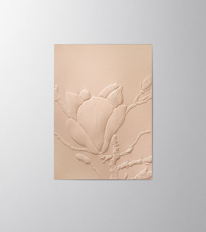Hieronymus Birthday Greetingcards Mother's Day Greeting Card Magnolia Shiny Nude A005793 