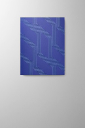 Hieronymus Writing Pads Writing Pad H5 Rhombus Cobalt A005654 